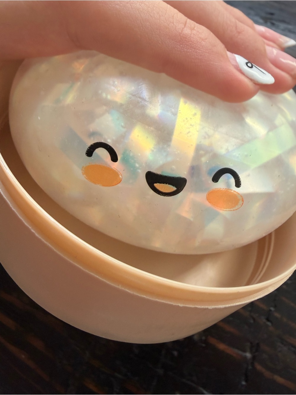 Rare rsm dumpling Pearl Smile Decorative Accent - Cream
